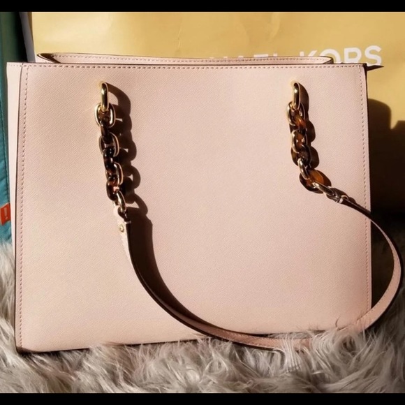 Michael Kors Saffiano Leather Handbag pink ballet - Picture 2 of 6